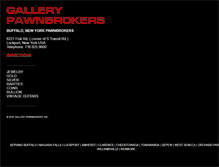 Tablet Screenshot of gallerypawnbrokers.com